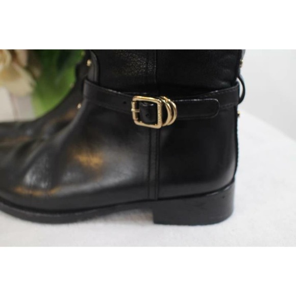 Tory Burch Simone Riding Boots Leather size 7m (bota1400 - Picture 3 of 12